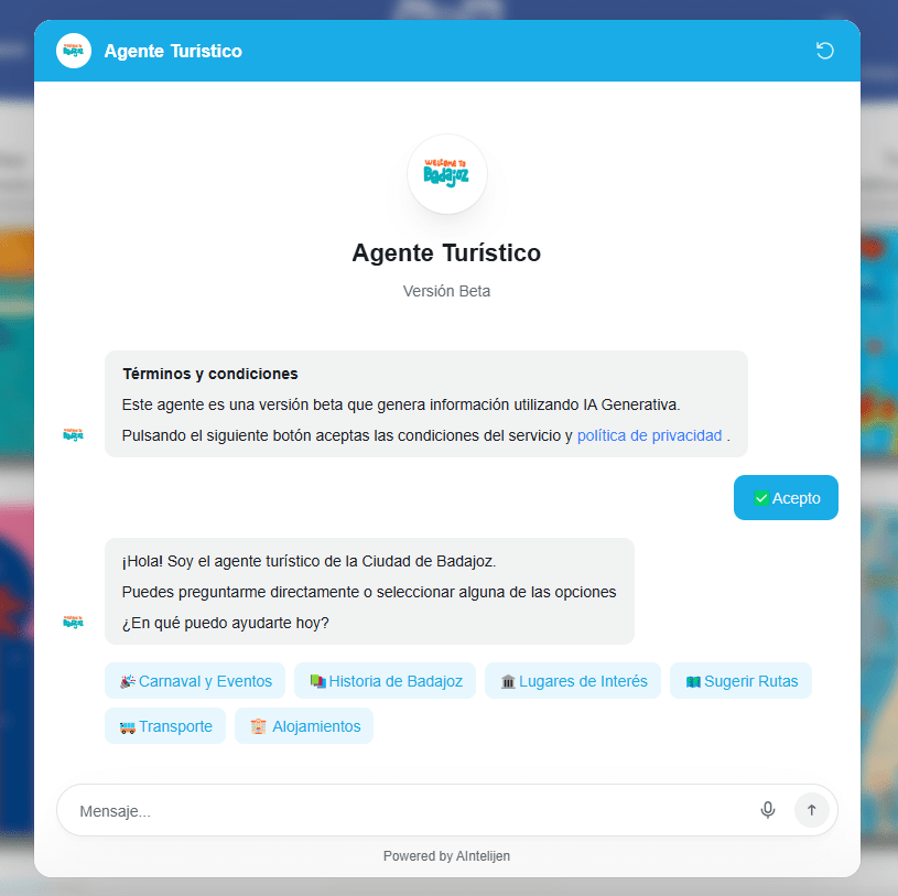 Agente-IA-Turístico-Ayuntamiento-Badajoz